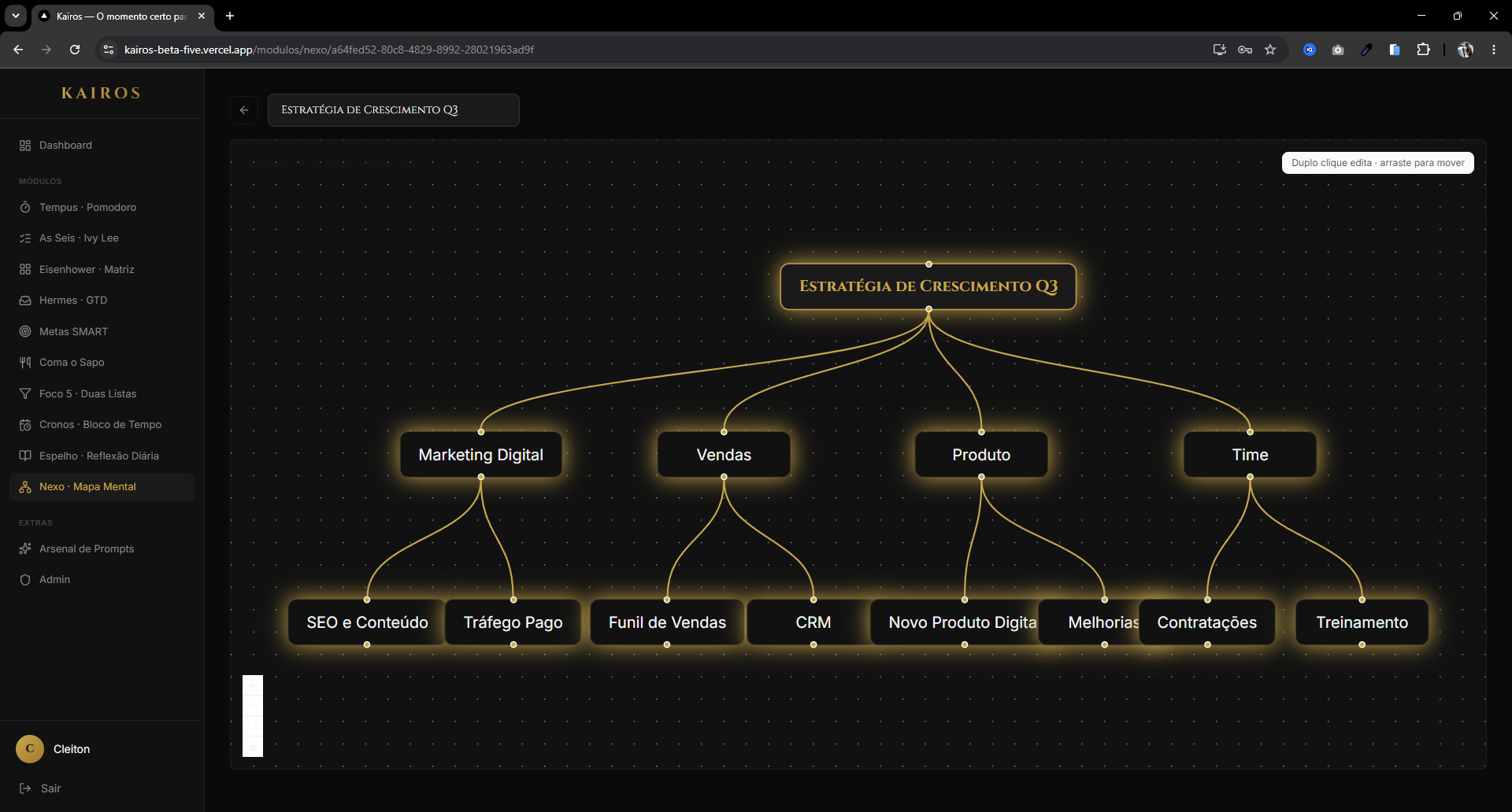 Nexo · Mapa Mental